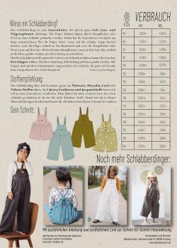 Schnittmuster Das Schlabberding für Kinder by Four Chapter